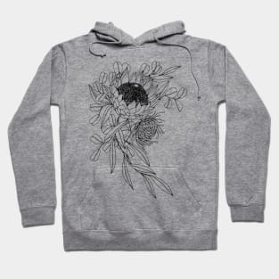 Proteas and Eucalyptus Hoodie